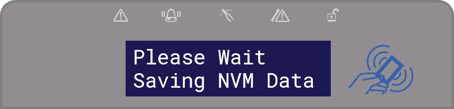 Wait for the settings to be saved.